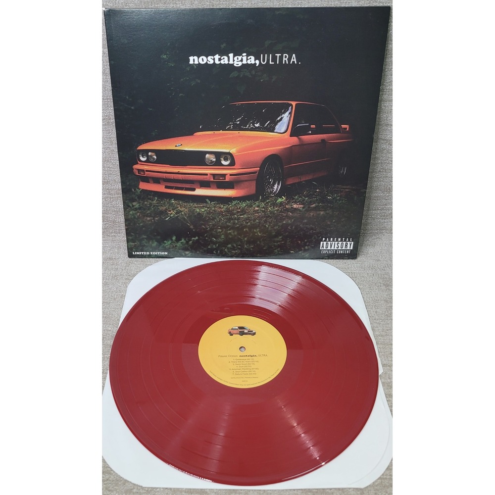 Frank Ocean Nostalgia Ultra Red Vinyl LP Limited Edition Record FRANKULTRA003